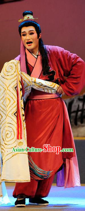 Qian Yu Jin Chinese Huangmei Opera Niche Apparels Costumes and Headwear Kunqu Opera Xiaosheng Ji Ping Garment Clothing