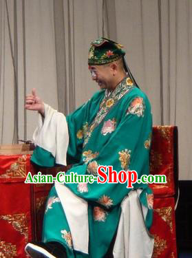 The Legend of Hairpin Chinese Kun Opera Han Shizhong Apparels Costumes and Headwear Kunqu Opera Clown Garment Clothing