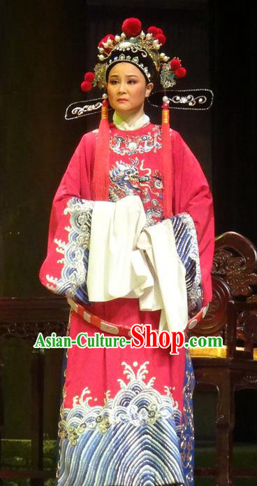 Chinese Huangmei Opera Number One Scholar Female Consort Prince Garment Costumes and Headwear An Hui Opera Xiaosheng Li Zhaoting Apparels Clothing