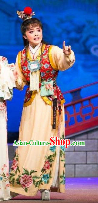 Chinese Classical Shaoxing Opera Noble Childe Garment Dream of the Red Chamber Costumes Yue Opera Young Male Jia Baoyu Apparels and Hair Ornaments