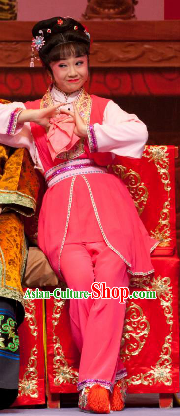 Chinese Ping Opera Young Lady Fei Jie Apparels Costumes and Headpieces Traditional Pingju Opera Xiaodan Dress Diva Garment