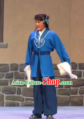 Legend of Love Chinese Ping Opera Wa Wa Sheng Costumes and Headwear Pingju Opera Young Boy Apparels Clothing