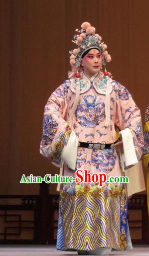 The Arrogant Princess Chinese Ping Opera Prince Consort Costumes and Headwear Pingju Opera Young Man Apparels Clothing