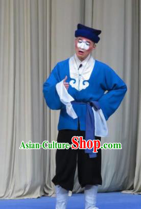 Chinese Ping Opera Figurant Role Costumes and Headwear Pingju Opera Bellman Apparels Clothing