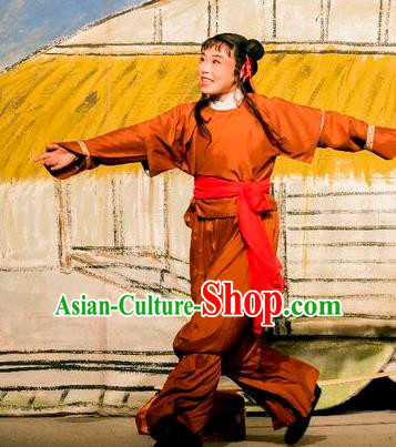 Chinese Yue Opera Wa Wa Sheng Costumes and Headwear Hu Die Meng Butterfly Dream Shaoxing Opera Boy Apparels Garment