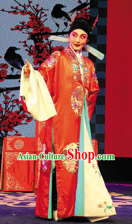 Li Mei Yue Chinese Yue Opera Number One Scholar Costumes and Headwear Shaoxing Opera Xiaosheng Clothing Garment Niche Young Male Apparels