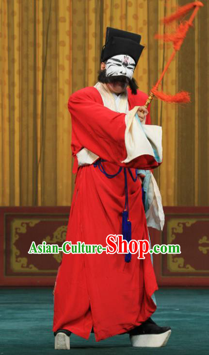 Fan Xi Liang Chinese Peking Opera Elderly Male Cao Cao Garment Costumes and Headwear Beijing Opera Laosheng Apparels Clothing