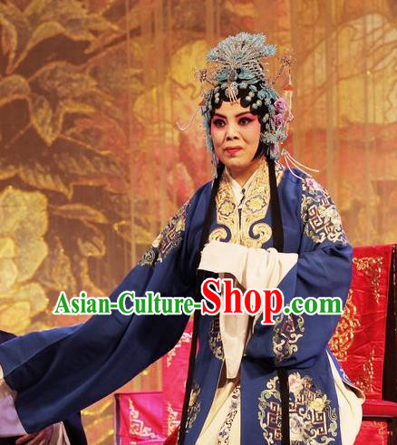 Chinese Ping Opera Huadan Apparels Costumes and Headpieces Selling Miaolang Traditional Pingju Opera Hua Tan Dress Diva Garment