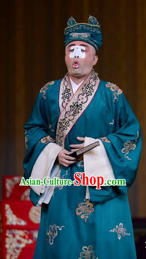 Romance of the Iron Bow Chinese Peking Opera Bully Shi Lun Garment Costumes and Headwear Beijing Opera Rich Childe Apparels Clothing