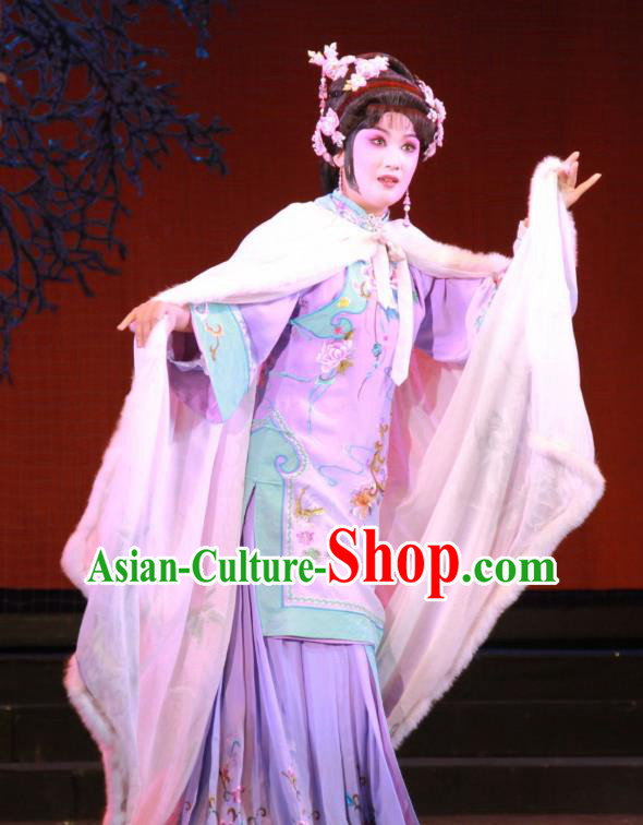 Chinese Beijing Opera Actress Apparels Yue Zhao Sai Bei Costumes and Headdress Traditional Peking Opera Young Female Dress Diva Wang Zhuqing Garment