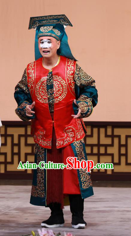 Chun Gui Meng Chinese Peking Opera Runners Garment Costumes and Headwear Beijing Opera Wusheng Apparels Takefu Clothing