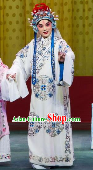 Chun Gui Meng Chinese Peking Opera Niche Wang Hui Garment Costumes and Headwear Beijing Opera Young Male Apparels Martial Man Clothing