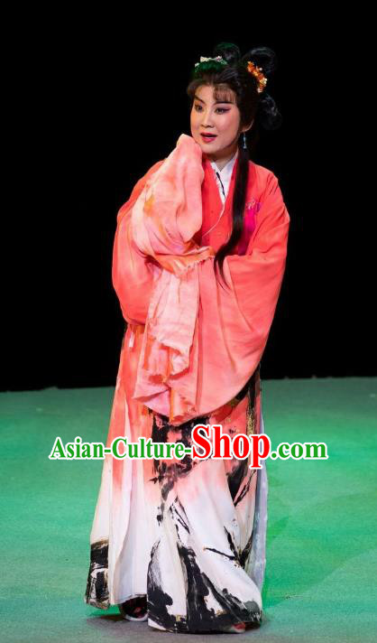 Chinese Beijing Opera Hua Tan Apparels Da Shun Costumes and Headdress Traditional Peking Opera Actress Dress Imperial Consort Nv Ying Garment