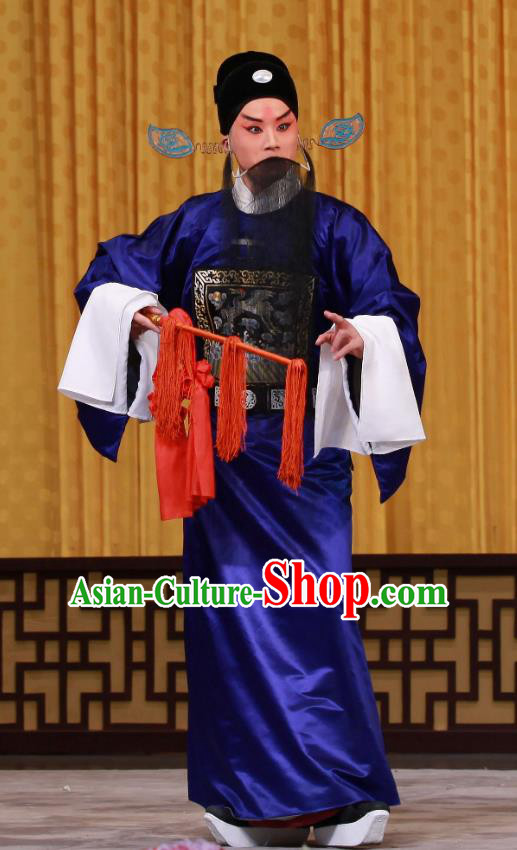 Tai Bai Drunk Chinese Peking Opera Official Li Bai Apparels Costumes and Headpieces Beijing Opera Elderly Male Garment Poet Clothing