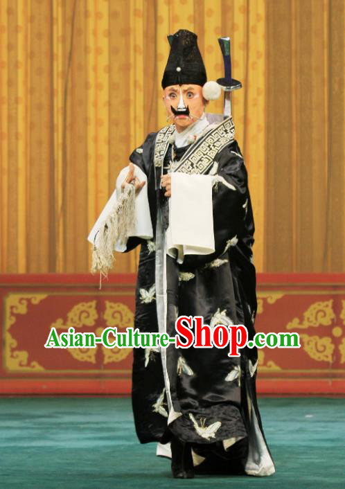 Bai Shui Tan Chinese Peking Opera Wusheng Apparels Costumes and Headpieces Beijing Opera Martial Male Garment Swordsman Mo Yuqi Clothing