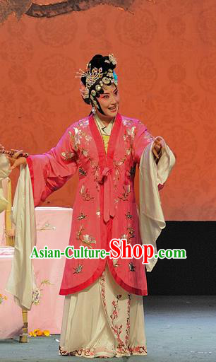 Chinese Sichuan Opera Diva Bai Suzhen The Legend of White Snake Garment Costumes and Hair Accessories Traditional Peking Opera Actress Dress Hua Tan Apparels