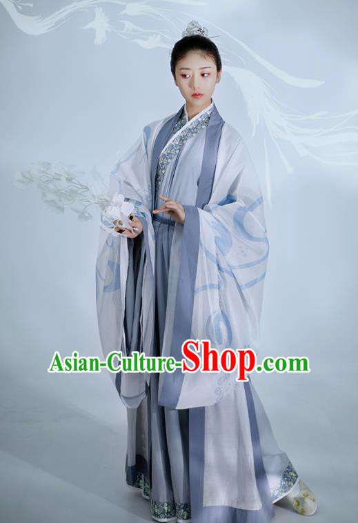 Chinese Ancient Swordsman Hanfu Garment Traditional Ming Dynasty Young Male Noble Childe Historical Costumes Complete Set