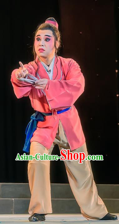 Return of the Phoenix Chinese Sichuan Opera Young Boy Apparels Costumes and Headpieces Peking Opera Livehand Garment Servant Clothing