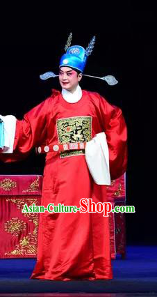 Yu He Qiao Chinese Sichuan Opera Number One Scholar Apparels Costumes and Headpieces Peking Opera Young Male Garment Xiaosheng Xuan Dengao Clothing