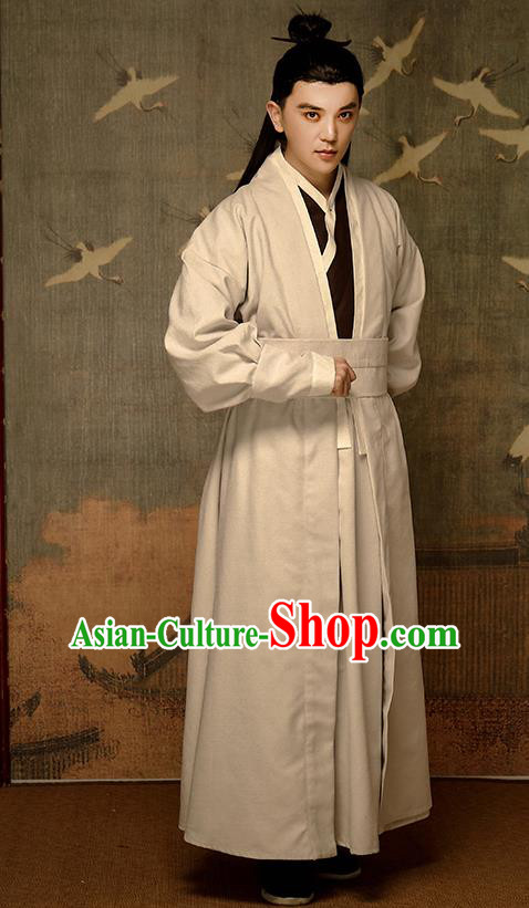 Chinese Traditional Song Dynasty Swordsman Hanfu Clothing Ancient Drama Kawaler Garment Civilian Male Historical Costumes