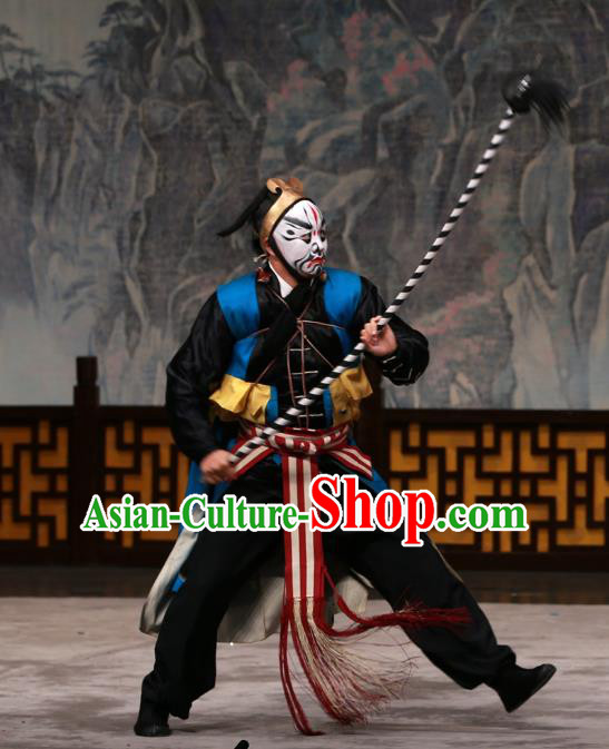 Sister Thirteen Chinese Peking Opera Takefu Garment Costumes and Headwear Beijing Opera Martial Man Apparels Clothing