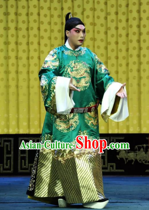 Sacrifice Zhao Shi Gu Er Chinese Peking Opera Xiaosheng Garment Costumes and Headwear Beijing Opera Young Male Zhao Shuo Apparels Clothing