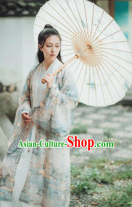 Chinese Ancient Female Swordsman Hanfu Dress Garment Traditional Historical Costumes Complete Set