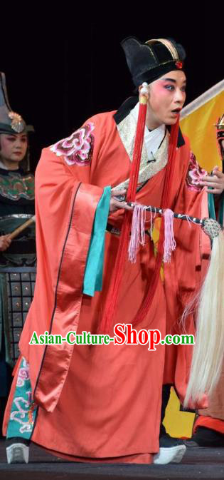 Madam Ruyi Chinese Shanxi Opera Eunuch Apparels Costumes and Headpieces Traditional Jin Opera Palace Servant Garment Clothing