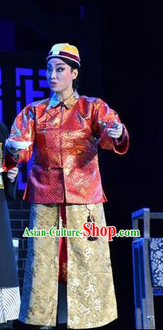 Lian Li Yu Chenglong Chinese Shanxi Opera Emperor Informal Apparels Costumes and Headpieces Traditional Jin Opera Xiaosheng Garment Monarch Kangxi Clothing