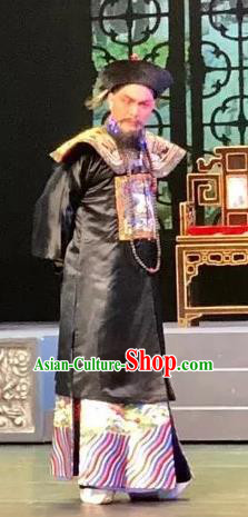 Barwo Guild Chinese Guangdong Opera Qing Dynasty Official Apparels Costumes and Headpieces Traditional Cantonese Opera Garment Minister Li Futai Clothing