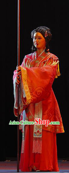 Chinese Sichuan Opera Highlights Court Maid Garment Costumes and Headdress Wo Hu Ling Traditional Peking Opera Xiaodan Dress Palace Lady Apparels