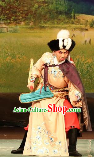 Princess Zhaojun Chinese Guangdong Opera Apparels Costumes and Headwear Traditional Cantonese Opera Garment Official Wang Long Clothing