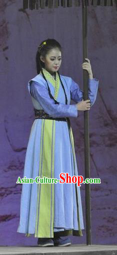 Chinese Historical Drama Bei Wei Feng Yang Ancient Court Maid Garment Costumes Traditional Northern Wei Dynasty Palace Lady Dress Apparels and Headdress