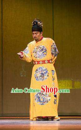 Chinese Traditional Ming Dynasty Emperor Jiajing Clothing Stage Performance Historical Drama Apparels Costumes Ancient Monarch Garment and Headwear