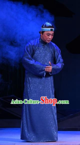 The Sound of Bell Chinese Sichuan Opera Childe Apparels Costumes and Headpieces Peking Opera Highlights Garment Young Male Li Tiankai Clothing