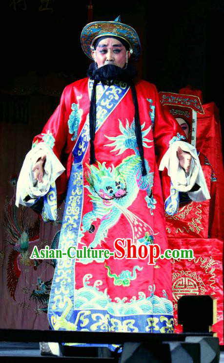 Yang He Tang Chinese Sichuan Opera Crown Prince Apparels Costumes and Headpieces Peking Opera Highlights Royal Highness Garment Lord Clothing