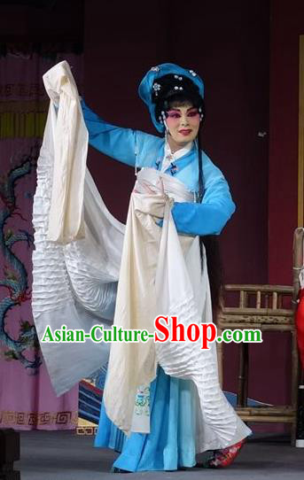 Chinese Sichuan Opera Highlights Actress Liu Chunhua Garment Costumes and Headdress Chun Hua Zou Xue Traditional Peking Opera Diva Dress Hua Tan Apparels