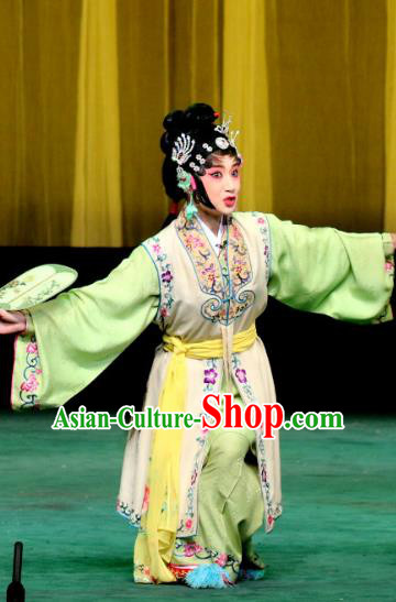 Chinese Sichuan Opera Highlights Garment Actress Qiu Ju Costumes and Headdress Traditional Peking Opera Hua Tan Dress Young Lady Apparels