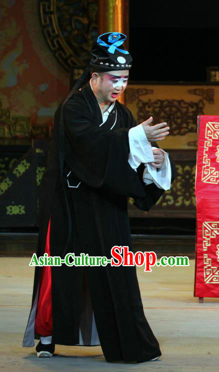 En Chou Ji Chinese Sichuan Opera Childe Apparels Costumes and Headpieces Peking Opera Highlights Bully Garment Young Man Deng Bingru Clothing