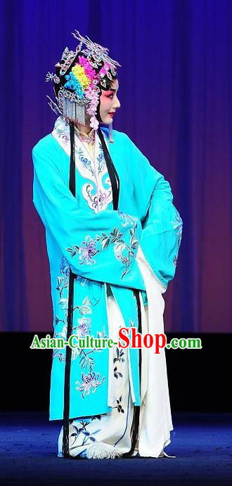 Chinese Sichuan Opera Highlights Young Female Garment Costumes and Headdress Wu Song Traditional Peking Opera Hua Tan Dress Actress Pan Jinlian Apparels