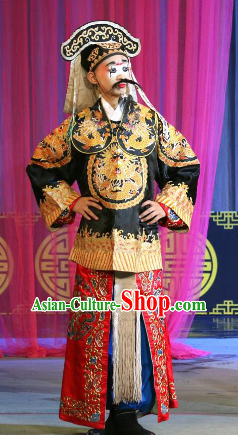 Dan Dao Hui Chinese Sichuan Opera Soldier Apparels Costumes and Headpieces Peking Opera Highlights Martial Male Garment Figurant Clothing