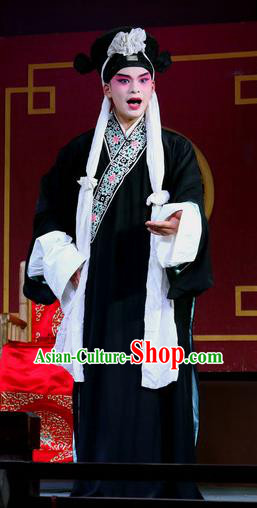 Jin Dian Jing Song Chinese Sichuan Opera Xiaosheng Apparels Costumes and Headpieces Peking Opera Highlights Garment Niche Han Feng Clothing