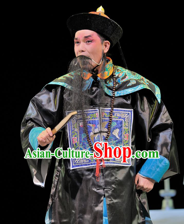 Legend of Chen Mapo Chinese Sichuan Opera Official Apparels Costumes and Headpieces Peking Opera Highlights Minister Garment Clothing