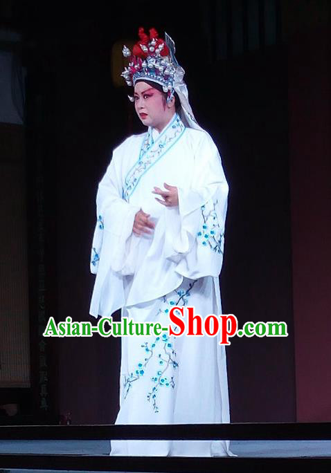 La Lang Pei Chinese Sichuan Opera Young Man Apparels Costumes and Headpieces Peking Opera Highlights Xiaosheng Garment Scholar Clothing