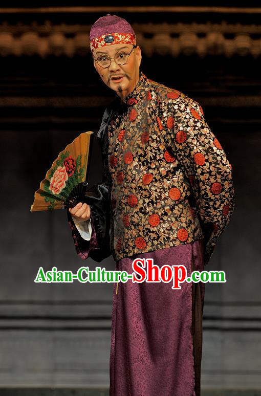 Gua Yin Zhi Xian Chinese Sichuan Opera Private Adviser Apparels Costumes and Headpieces Peking Opera Highlights Secretary Lan Garment Clothing