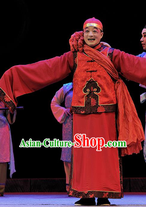 Legend of Chen Mapo Chinese Sichuan Opera Bridegroom Mei Ziqing Apparels Costumes and Headpieces Peking Opera Highlights Childe Garment Young Male Clothing