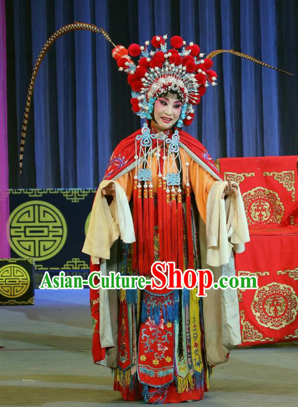 Chinese Sichuan Highlights Opera Hua Tan Chen Xingyuan Garment Costumes and Headdress Chong Tai Bie Traditional Peking Opera Actress Dress Princess Apparels