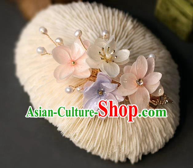 Handmade Retro Flowers Hair Claw Top Grade Hair Accessories Hair Stick Hair Pin for Women