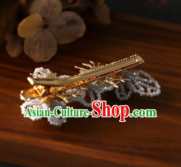 Handmade Retro Wedding Beads Hair Claw Top Grade Hair Accessories Hair Stick Hair Pin for Women