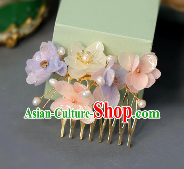 Handmade Retro Flowers Hair Comb Top Grade Hair Accessories Hair Stick Hair Pin for Women